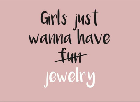 Kaartje Girls just wanna have Jewelry