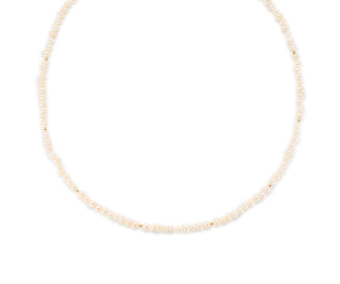 Frenkie Zoetwaterparel ketting ca. 41cm