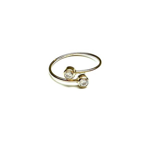Destiny verstelbare ring (Goud of Zilver)