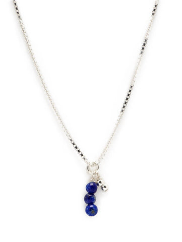 Imke Lapis Lazuli ketting ca. 44cm + 3cm
