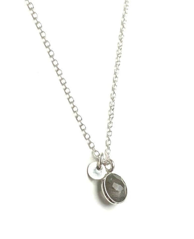 Suus Labradoriet verstelbare ketting max. 55 cm