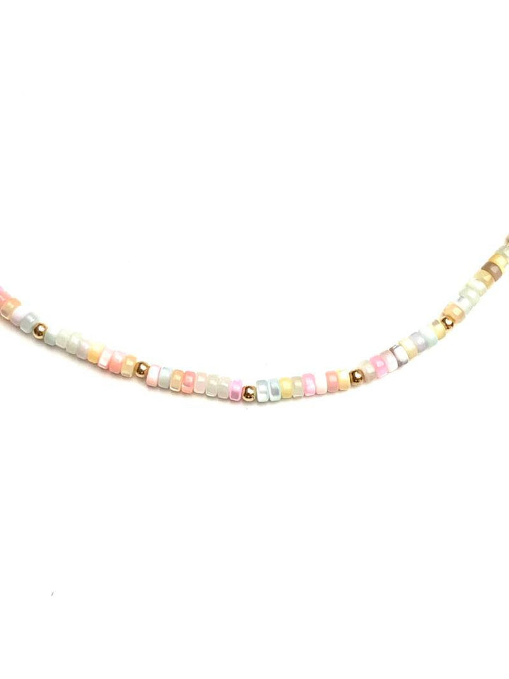 Roos Mother of Pearl ketting ca. 42cm