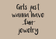 Kaartje Girls just wanna have Jewelry