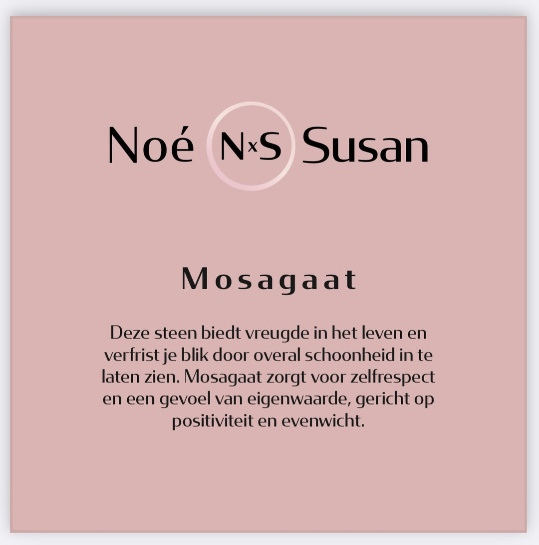 Bram Agaat Jasper armband