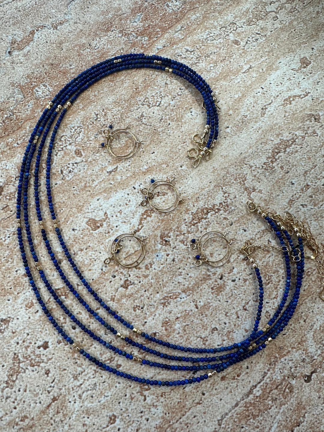 Linde Lapis Lazuli oorring