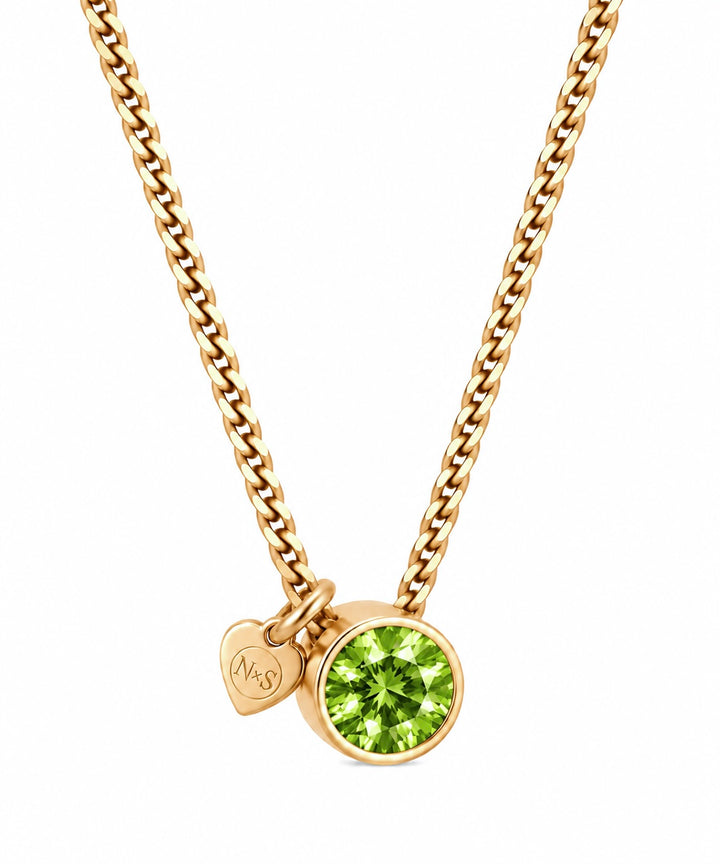 Birthstone ketting augustus