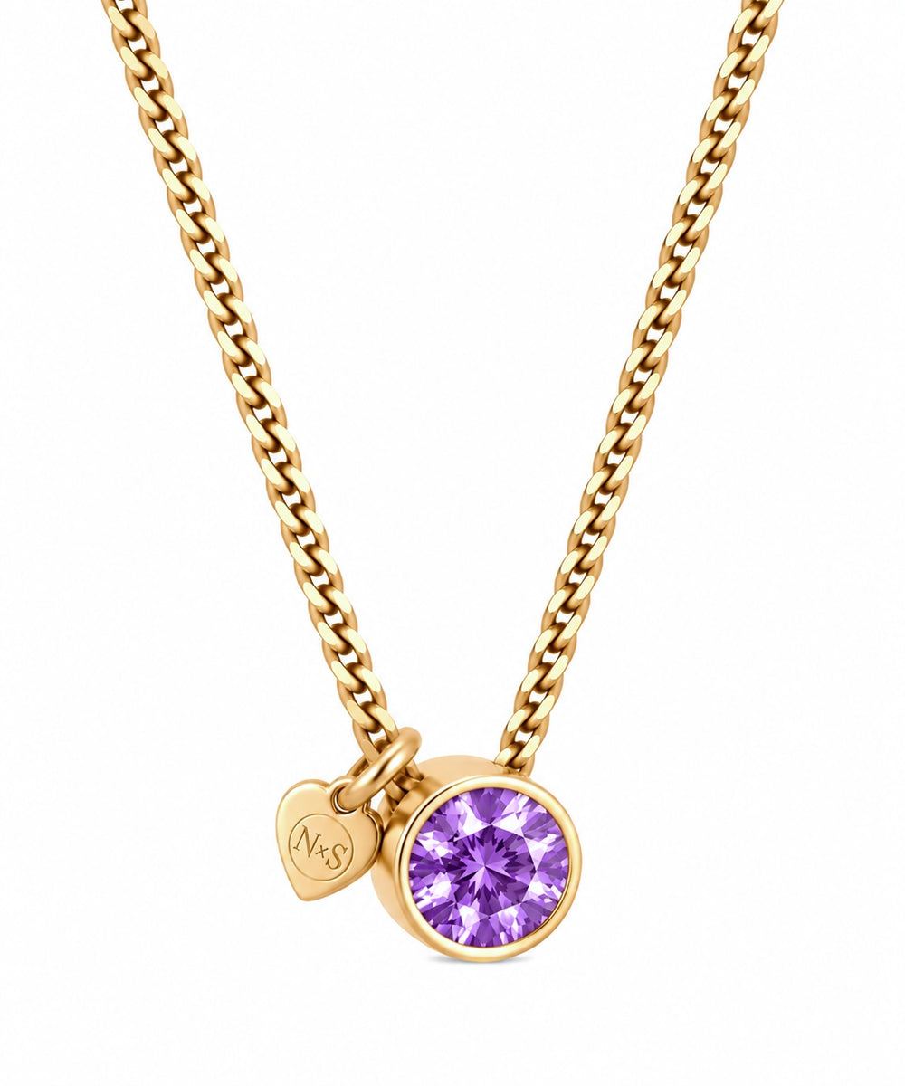 Birthstone ketting juni