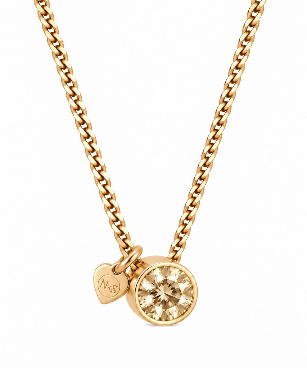 Birthstone ketting november