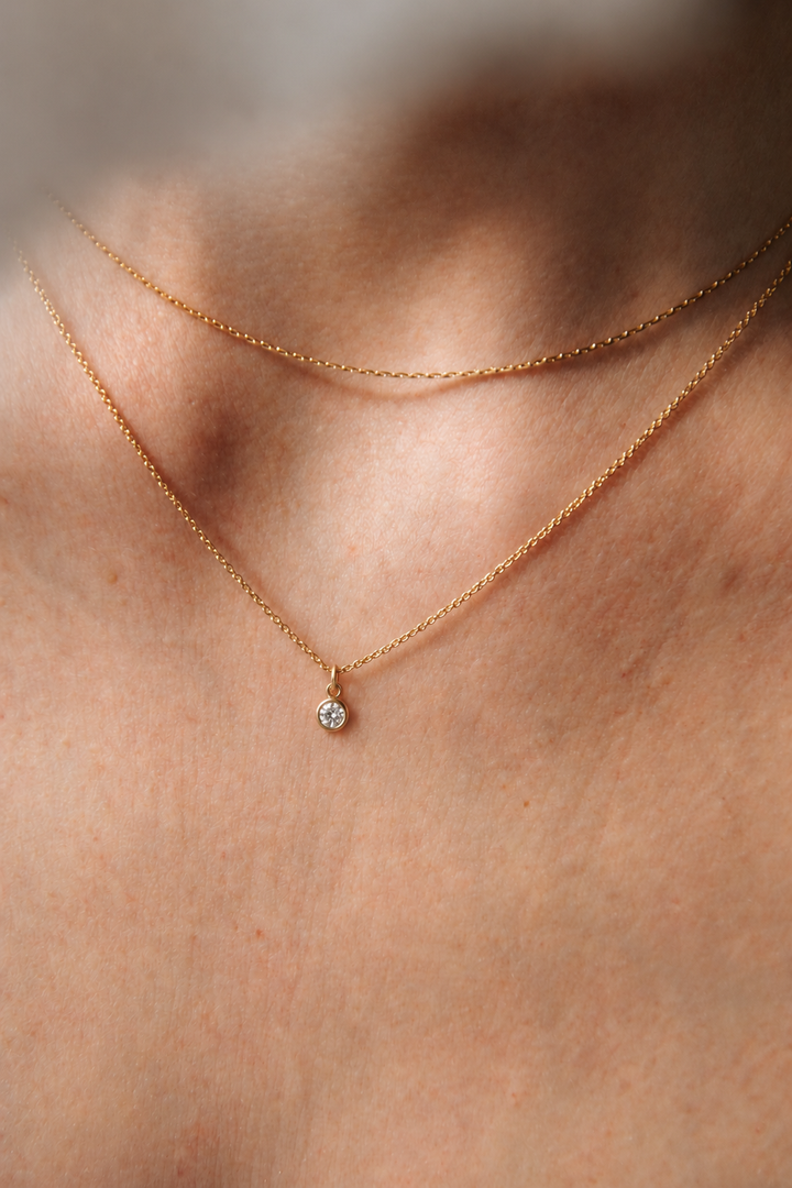 Diamond ketting ca. 45 cm