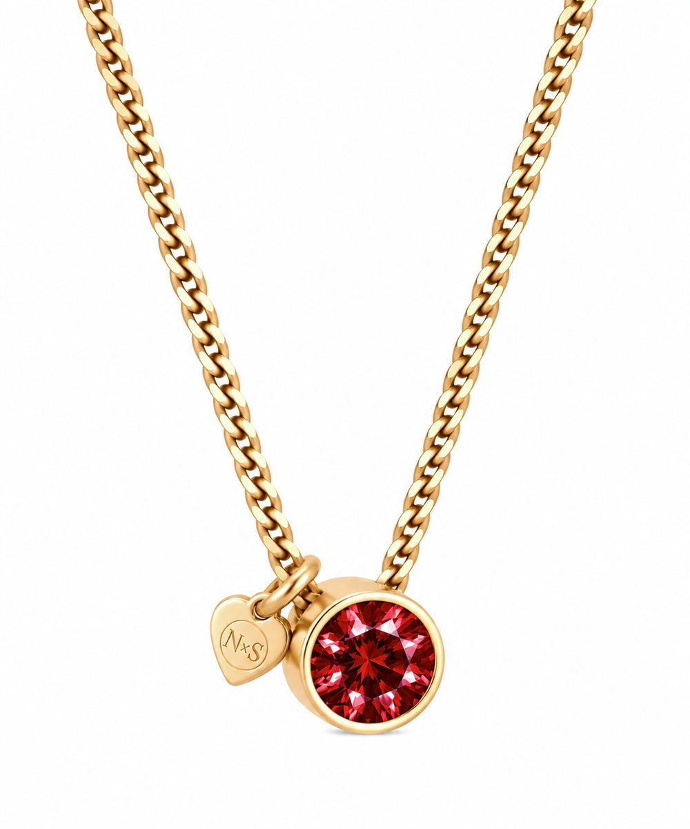 Birthstone ketting januari