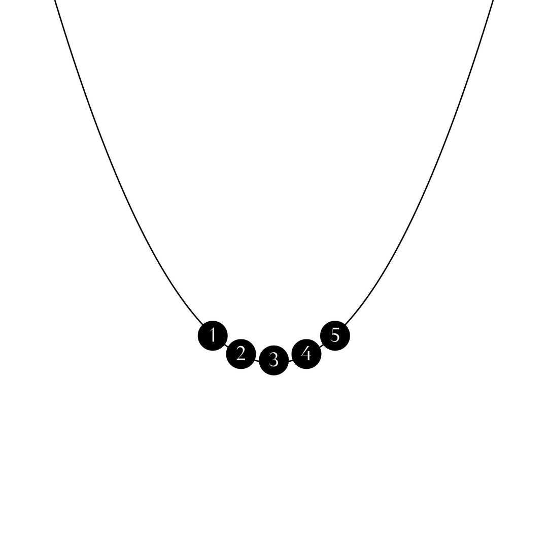 Birthstone ketting augustus