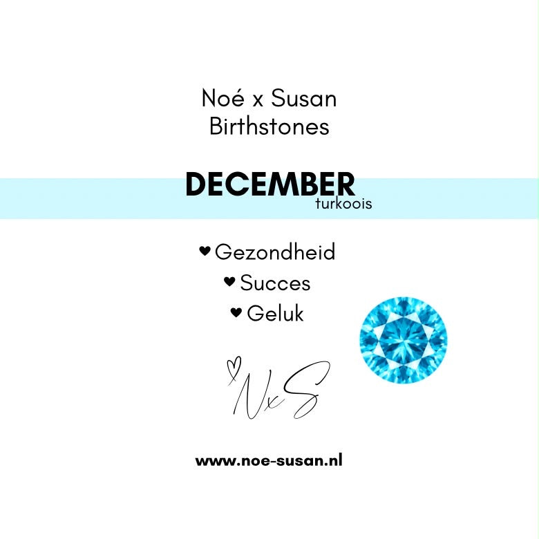 Birthstone ketting december