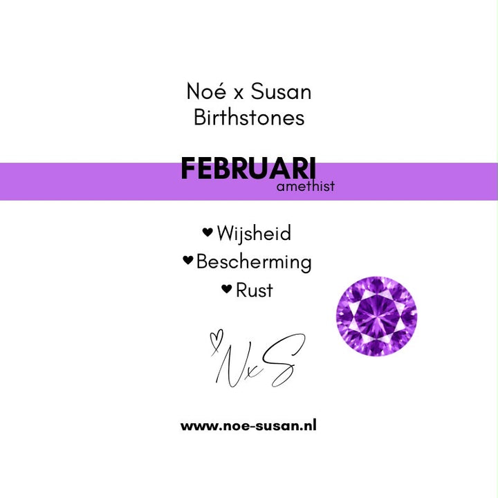 Birthstone ring februari