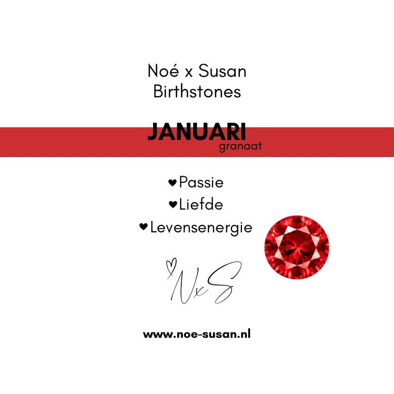 Birthstone ring januari