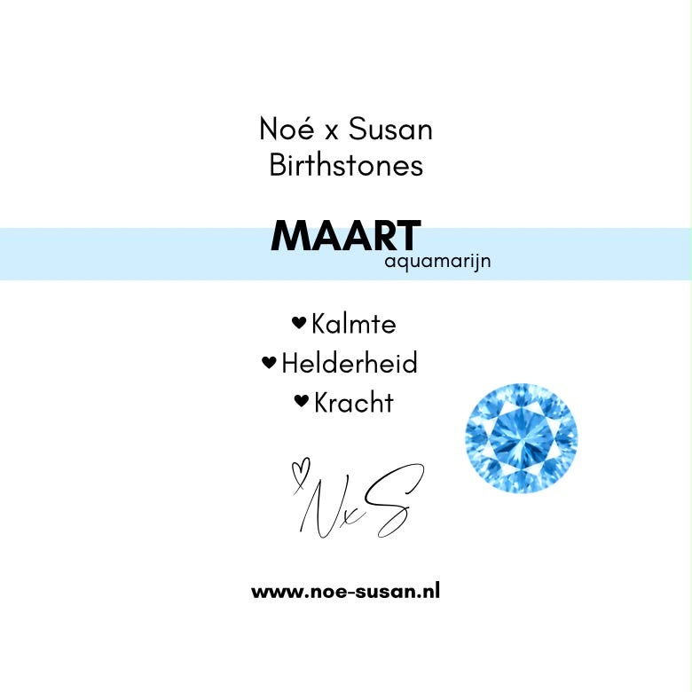 Birthstone ring maart
