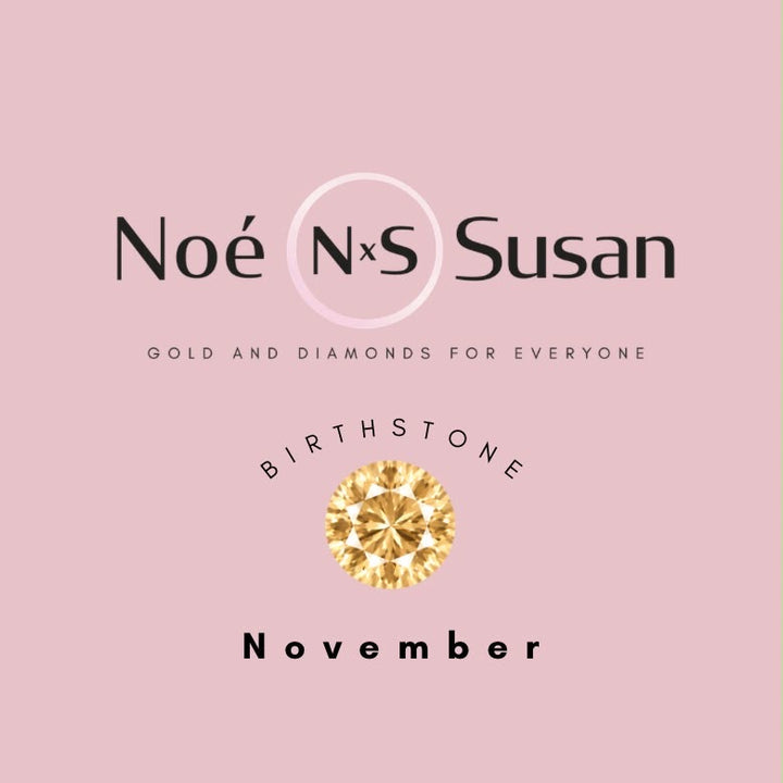 Birthstone ketting november