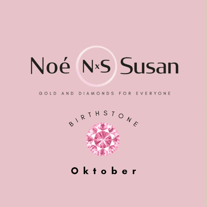 Birthstone oorring oktober