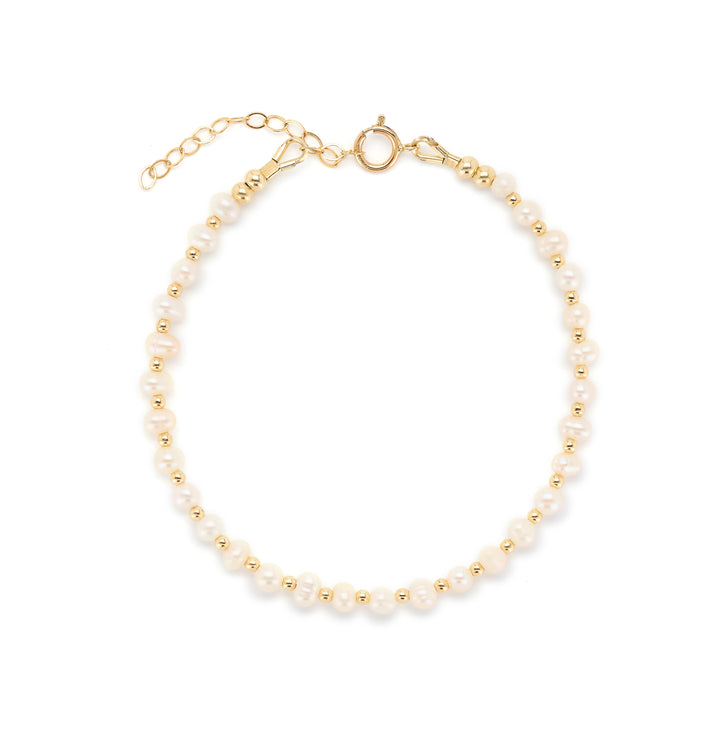 Angie Zoetwaterparel armband