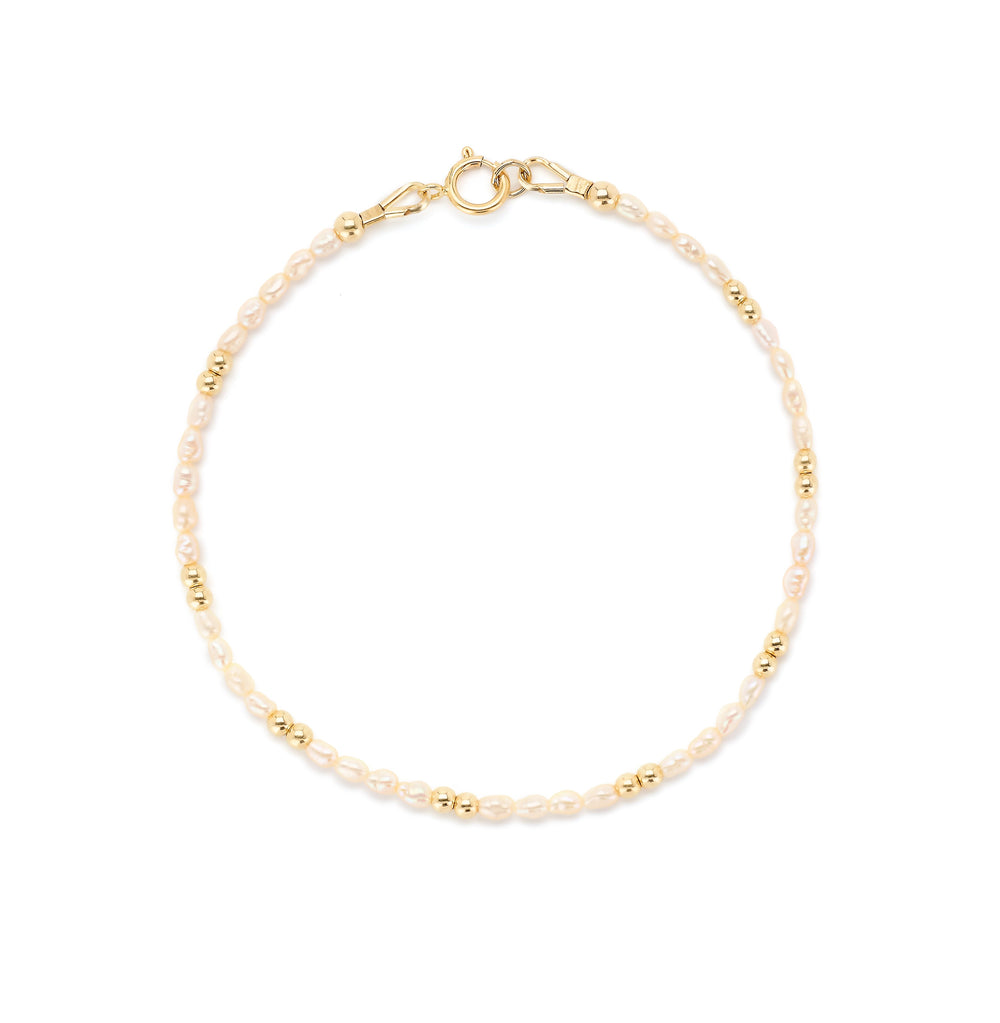 Wil Zoetwaterparel armband