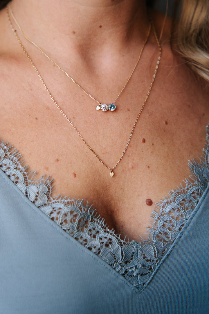 Birthstone ketting juni