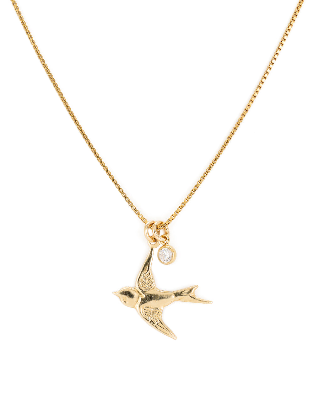 Bird Venitiaanse ketting met Zwaluw ca. 45 & 50cm