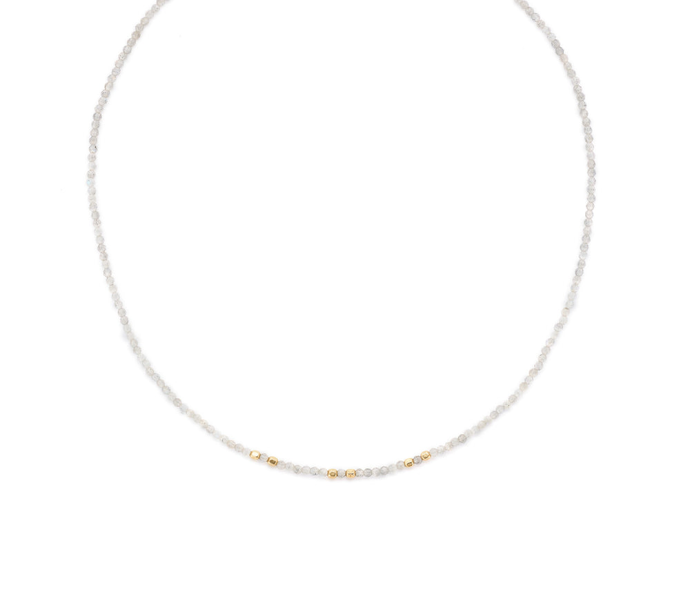 Marthe natuursteen ketting ca. 40cm