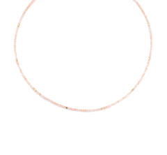 Marijke maansteen peach ketting ca. 40cm