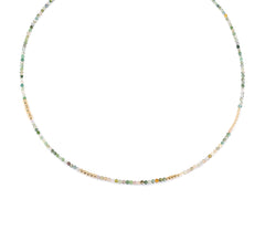 Mieke Indian Agaat ketting ca. 42cm