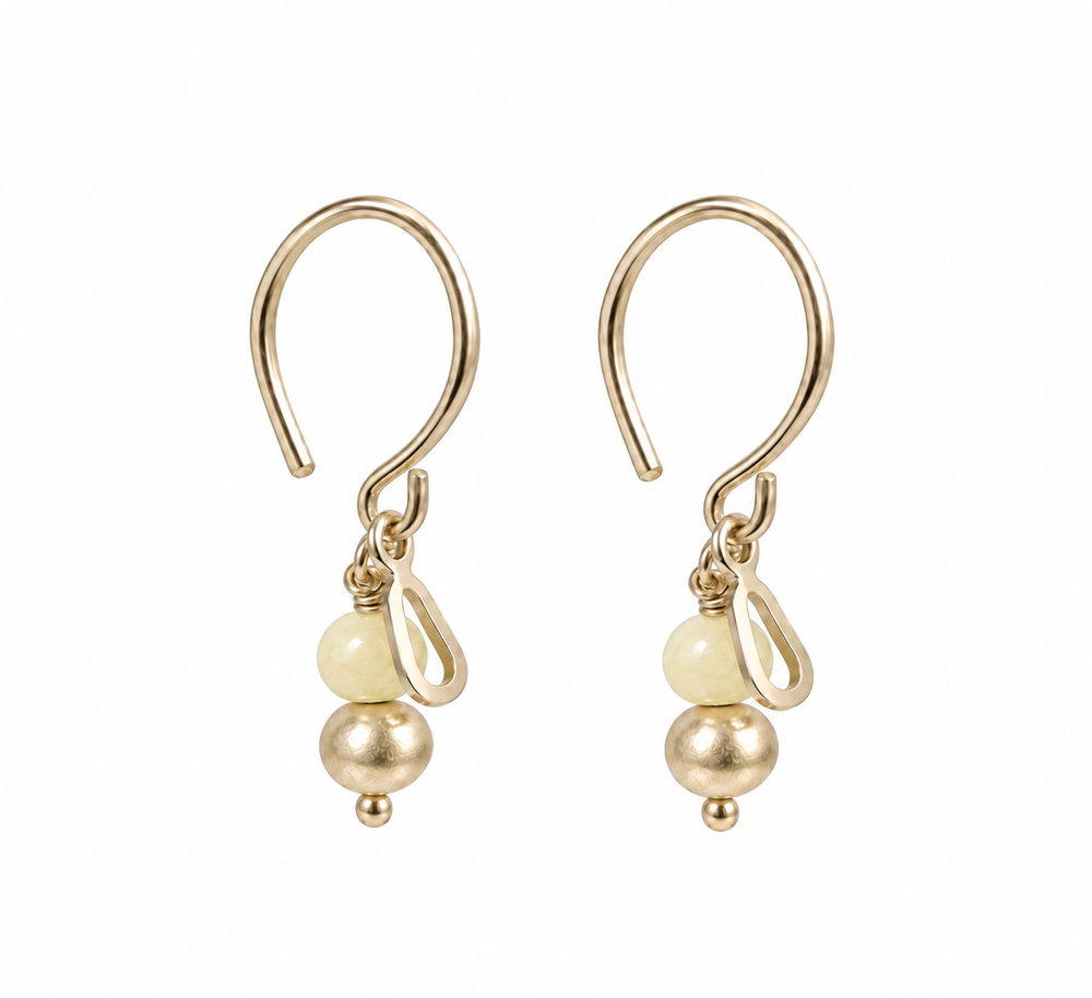 Nicolette Lemon Jade oorring