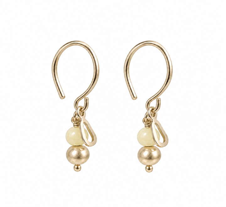 Nicolette Lemon Jade oorring