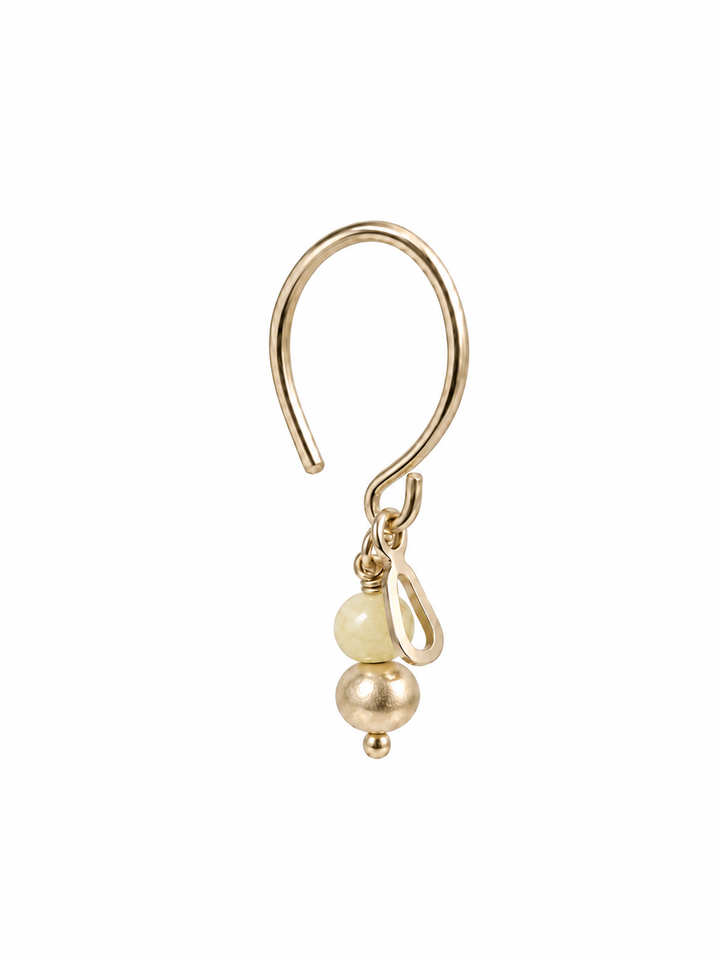 Nicolette Lemon Jade oorring
