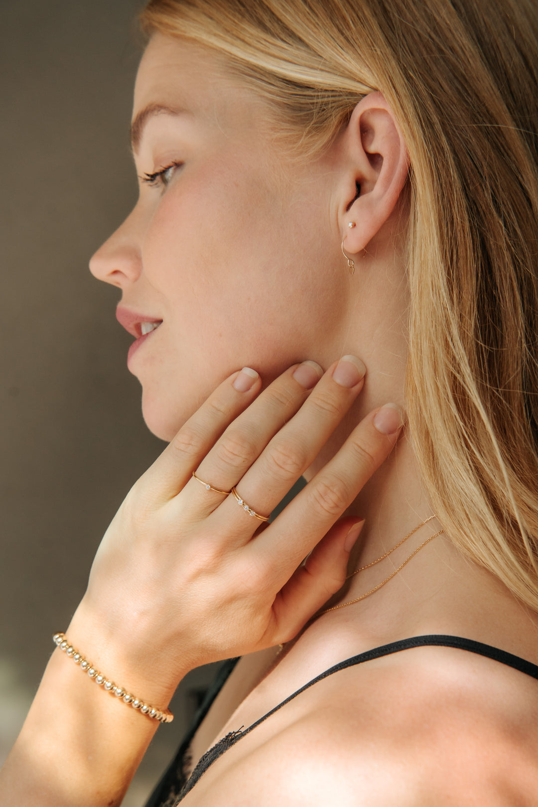 Dainty Diamond earstud