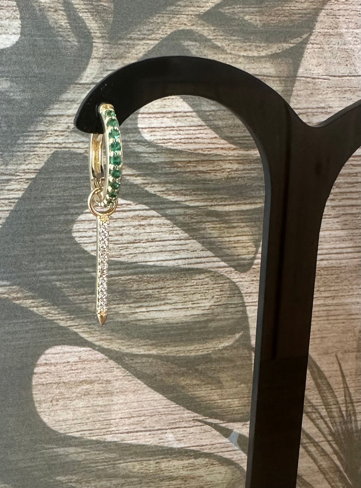 Green Beauty Click Hoop (met keuze uit 9 bedels)