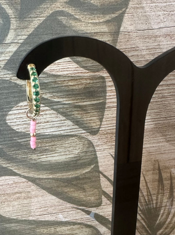 Green Beauty Click Hoop (met keuze uit 9 bedels)