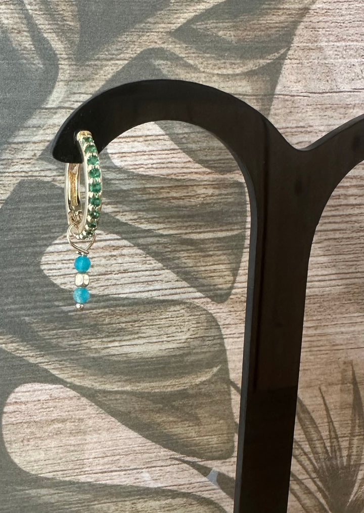 Green Beauty Click Hoop (met keuze uit 9 bedels)