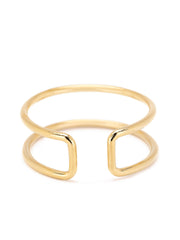 Leah verstelbare ring (Goud of Zilver)