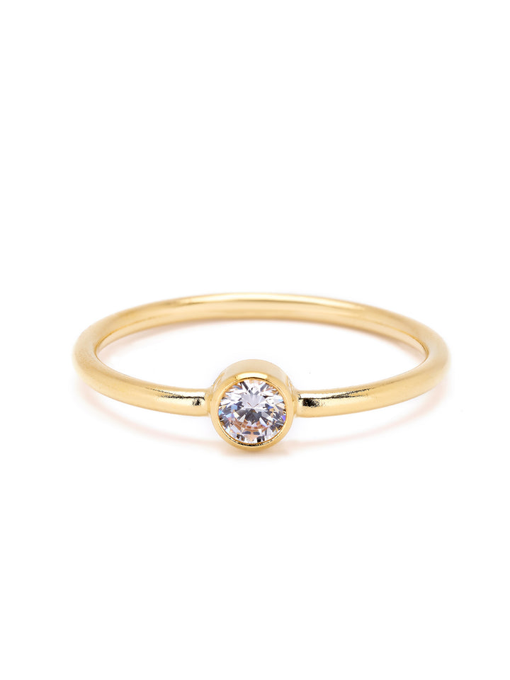 Joe zirkonia ring (Goud of Zilver)