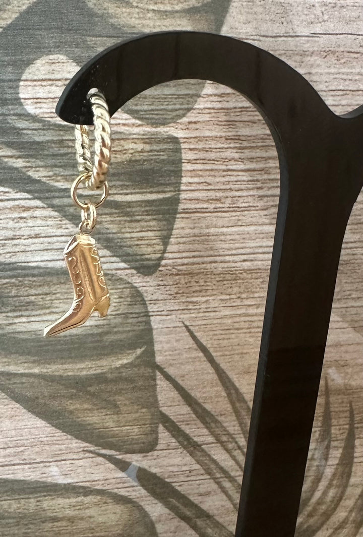 Twisted Beauty Click Hoop (met keuze uit 10 bedels)