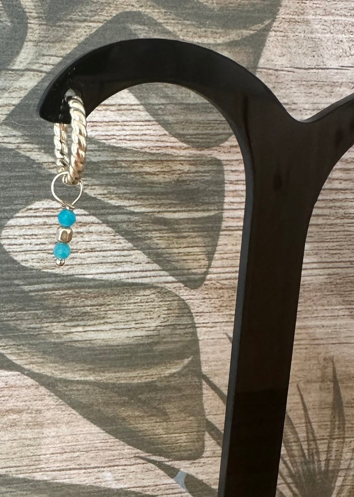 Twisted Beauty Click Hoop (met keuze uit 10 bedels)