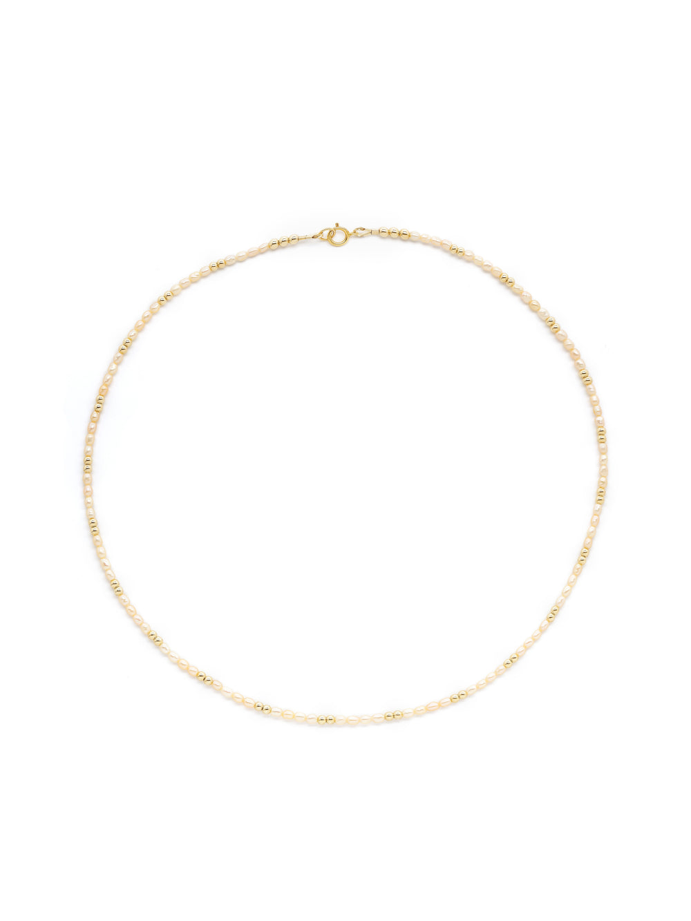 Ellen zoetwaterparel Ketting 42cm