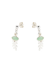 Fern Aventurijn oorsteker