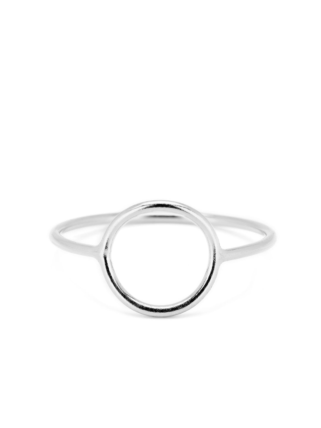 Bendina open rondje ring (Goud of Zilver)