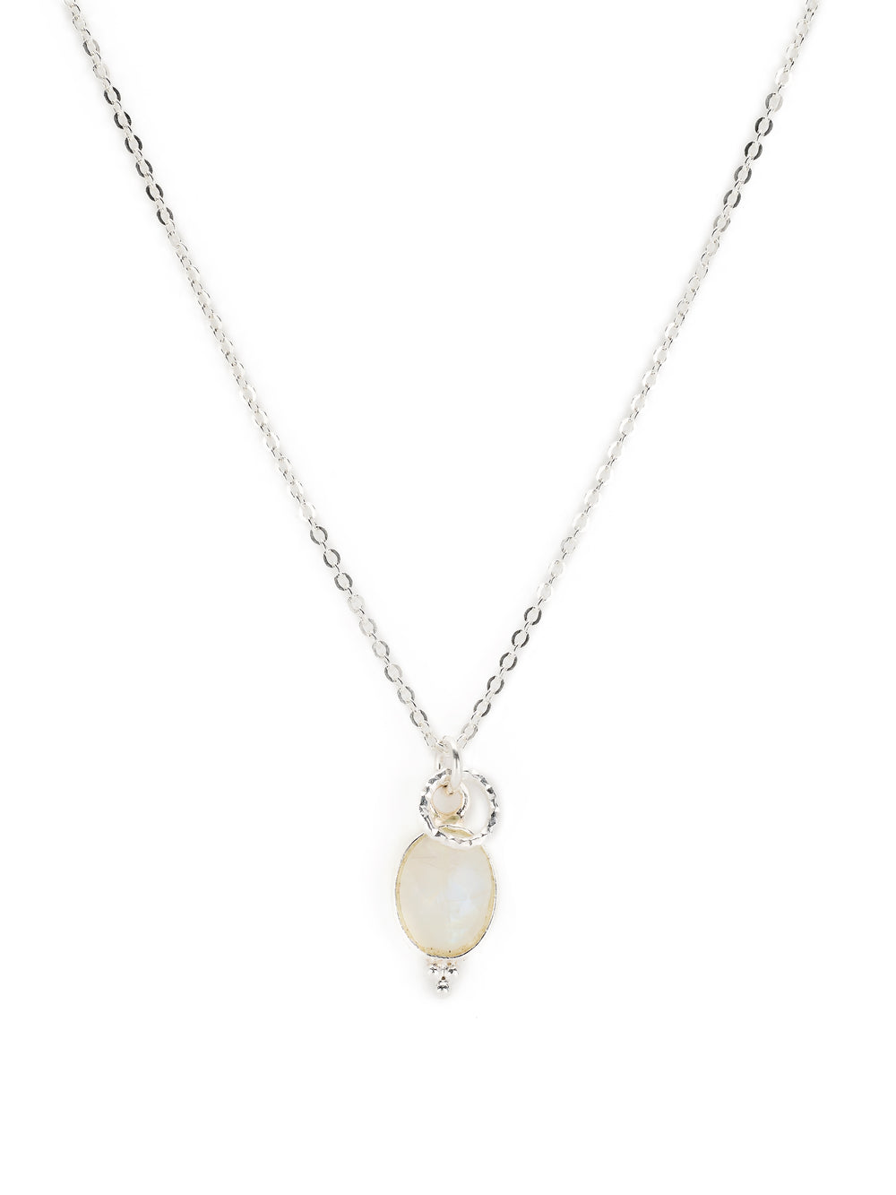 Maan Maansteen ketting ca. 46 cm