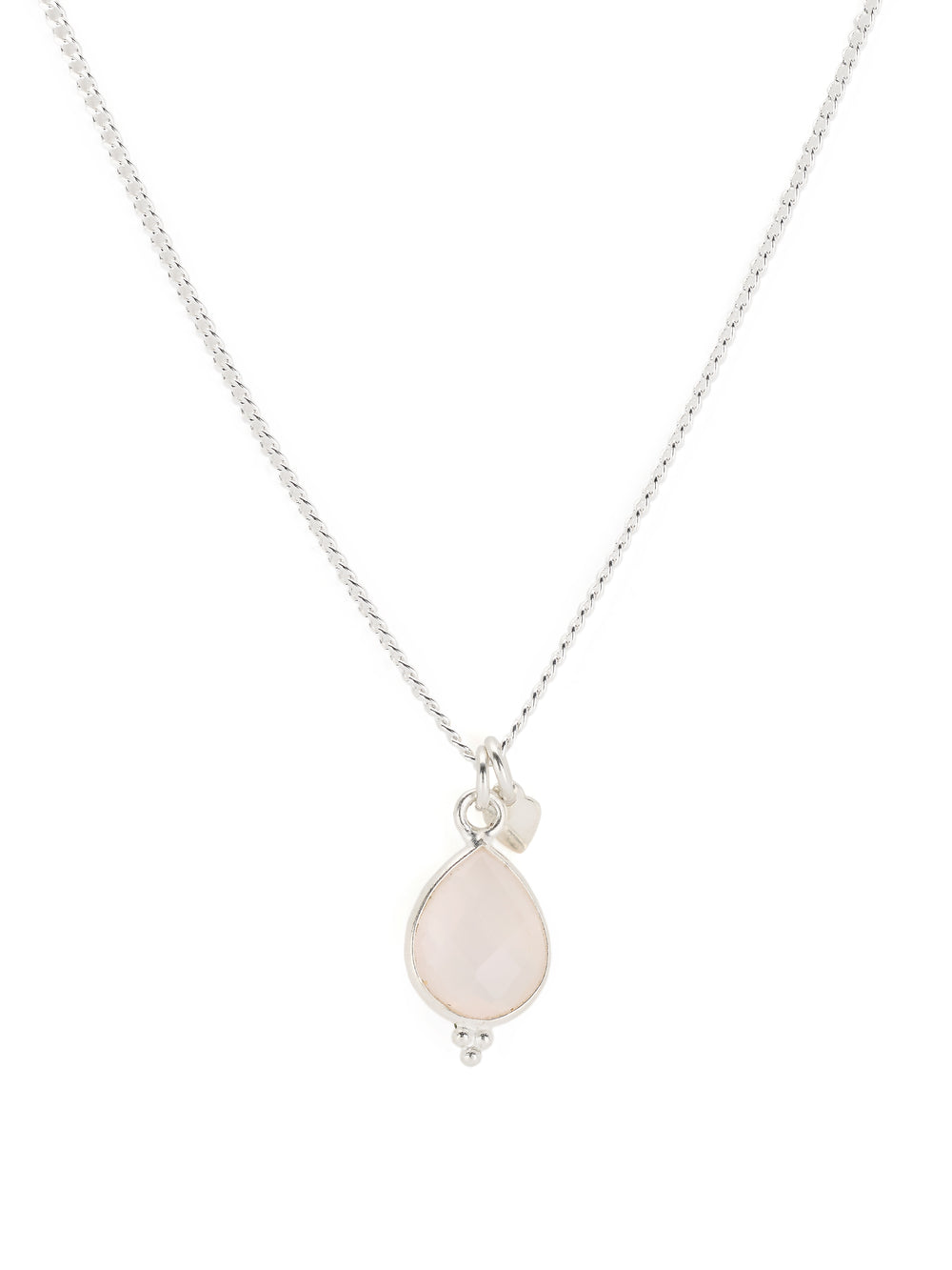 Irene Rozenkwarts ketting ca. 50cm