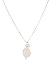 Irene Rozenkwarts ketting ca. 50cm