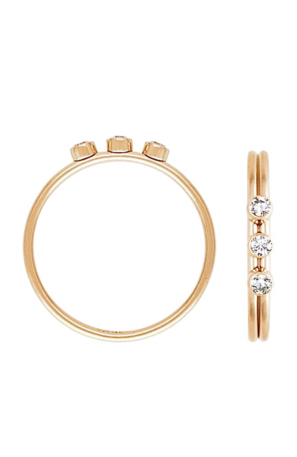 Triple Diamond ring