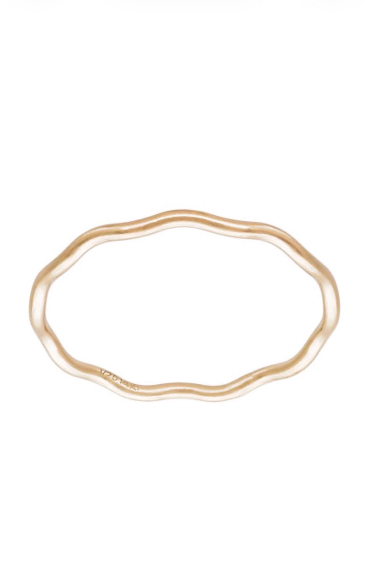 Debby wavy ring (Goud of Zilver)
