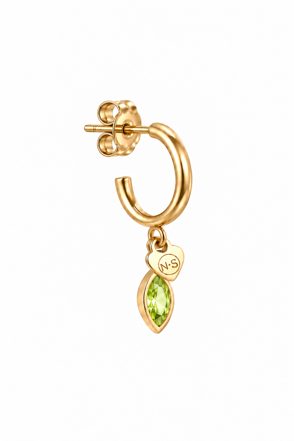 Birthstone oorring augustus