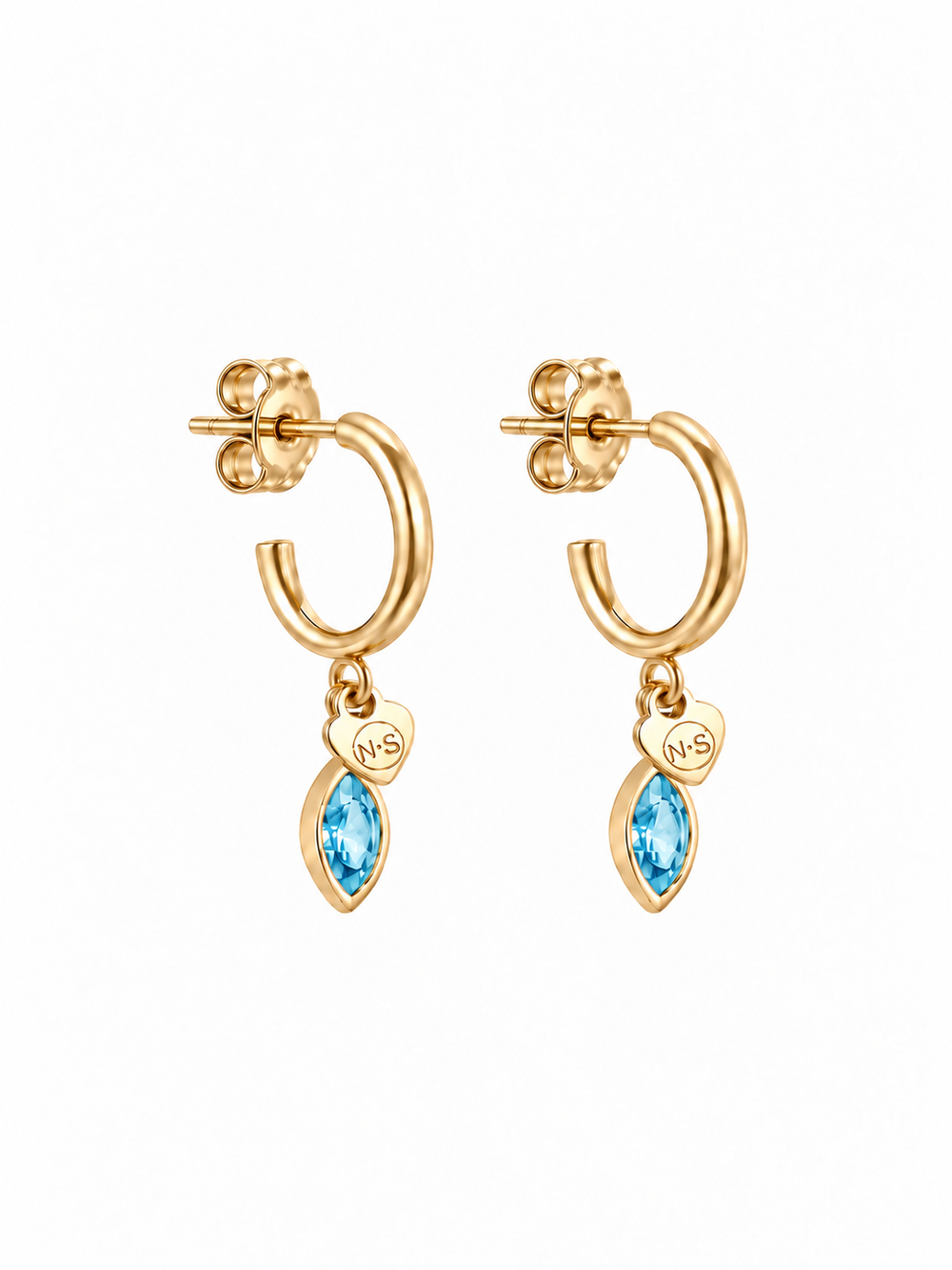 Birthstone oorring december