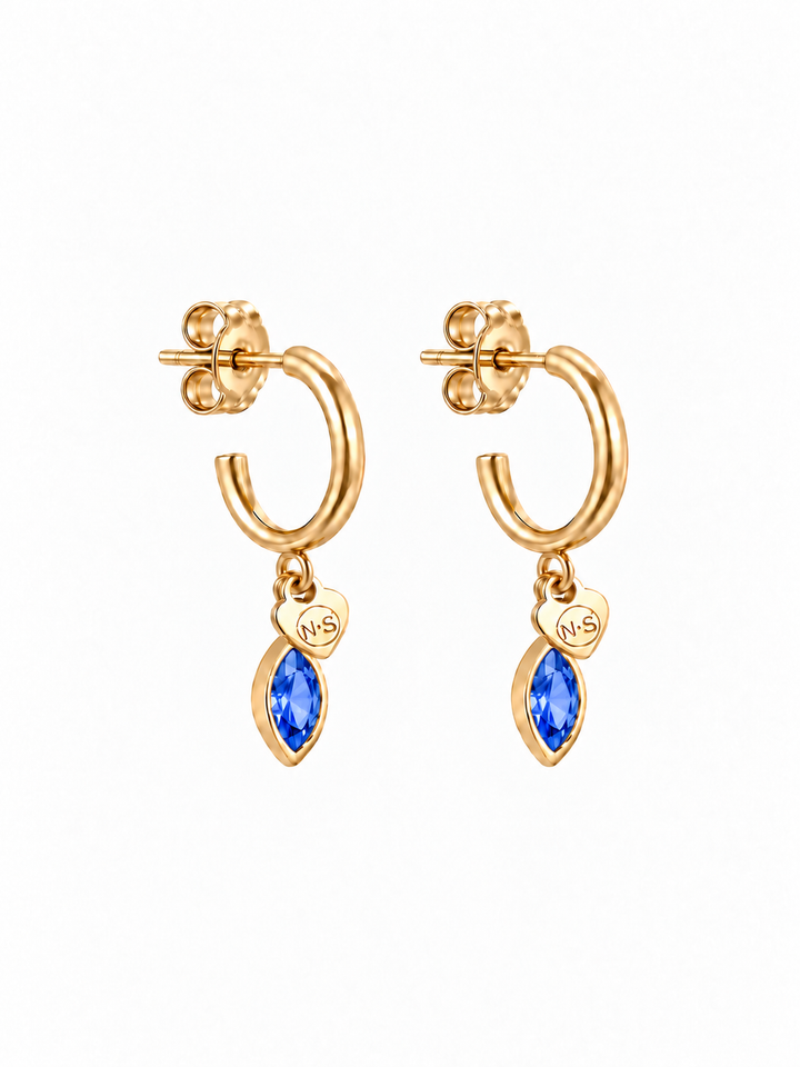 Birthstone oorring september